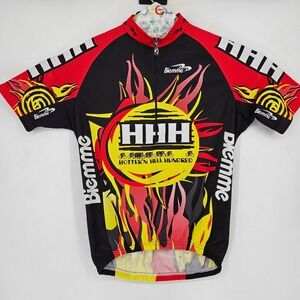 Biemme Cycling Jersey Mens XL Hotter N Hell Graphic Pockets Outdoor Italy